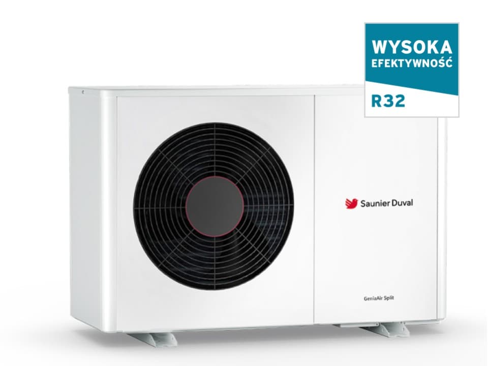 Czynnik chłodniczy R32 w pompie GeniaAir Split"